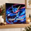 Greninja Custom Name Diamond Painting Personalized 5D Full Drill DIY Diamond Art Home Decor