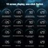 M8 For HUD OBD Car Head-Up Display OBD2 16 Screen Display Overspeed Voltage Warning Electronic Car Electronics Accessories