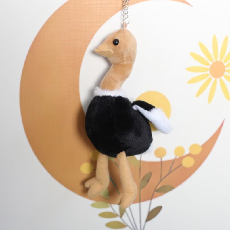 

Bag Hanging Ornament Keychain Doll Cute Little Ostrich Pendant Plush Toy Doll