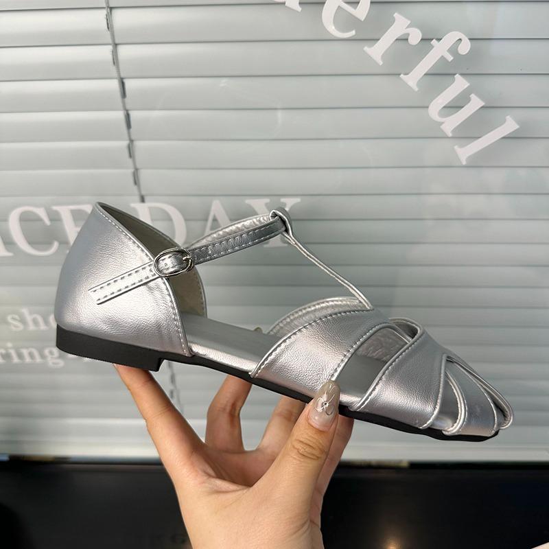 Fashion Retro Style Summer Hollow Out Women Flats Sandals Fashion Party Dress Gladiator Shoes Zapatos De Mujer