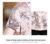 Women's Summer Mulberry Silk Printed Shirt - Chinese Style, Breathable, Short Sleeve for Mid-Aged Mother's Wear