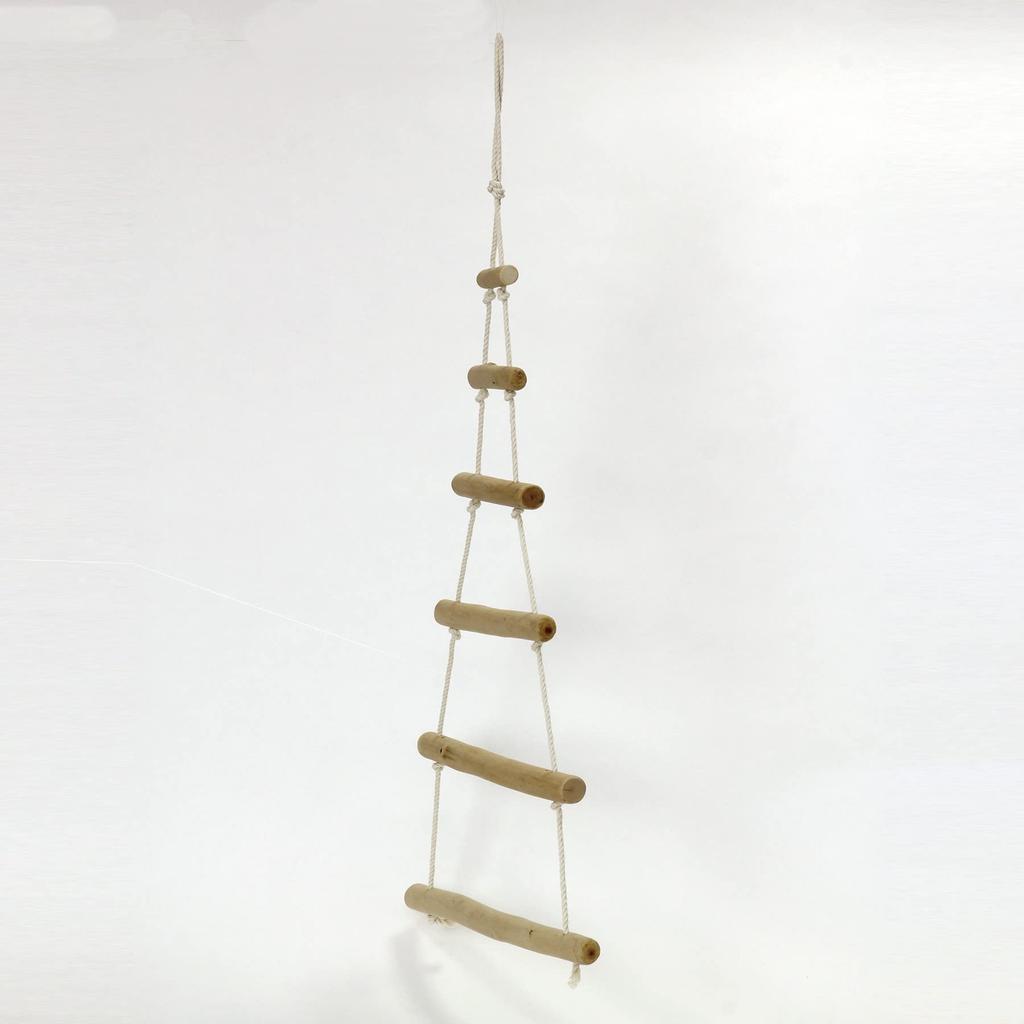 SPICE OF LIFE Tree Wide x High Natural FXXF3143 Driftwood-Style Wall-Mounted Ladder, Large, 17.5" 35.2" (including string), Wood,