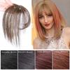 3D Air Fringe Ultra-tynne sømløse falske hårforlengelser Bang Parykk-hårstykke
