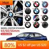 New Hots E60 4PCS 56MM 60MM 65MM Car Hub Cap Sticker Wheel Center Cover Decal Decoration Auto Modification Accessorie For BMW M