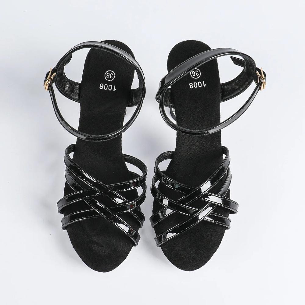 MCLUBGIRL Versatile Light Luxury Temperament Square Head Low Heel Summer 2025 New Transparent Rhinestone Sandals Sandals