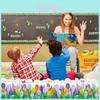 Spring Tulip Flower Party Classroom Decor Paper With Color Printing For Home And Event Use