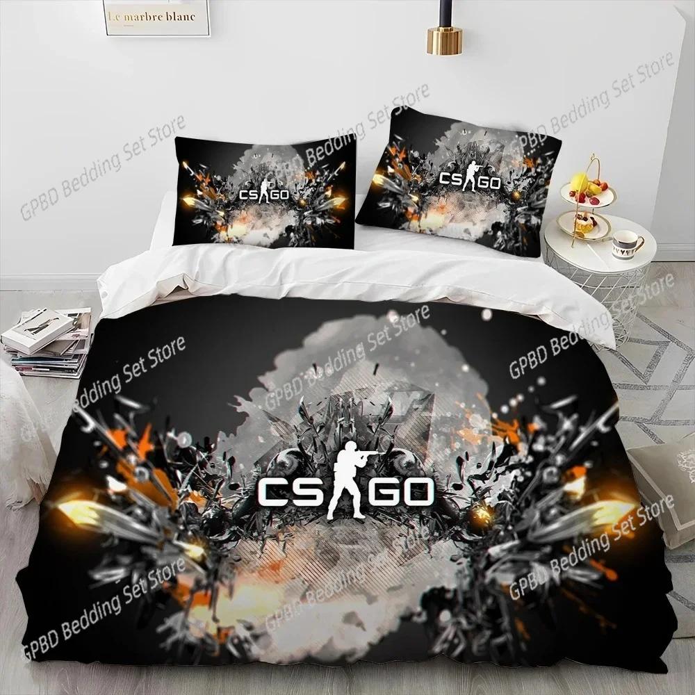 Comforter Cs Go Game Gamer Counter Strike Bedding Set Bedroom Soft Modern S Comefortable And