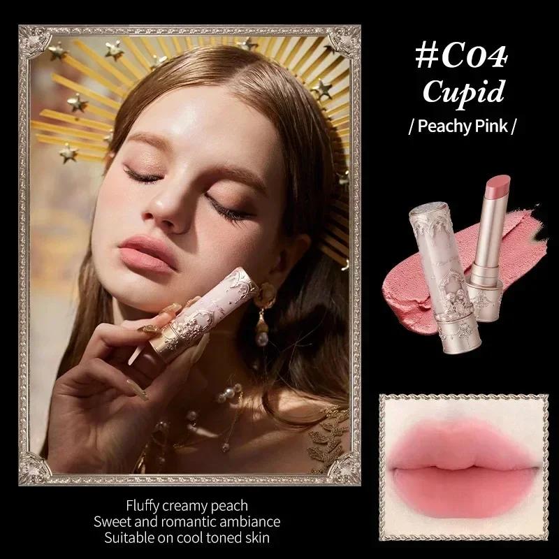 Flower Knows Swan Ballet Little Angel Collection Rossetto Vellutato Opaco Impermeabile Rossetto Vegano Lunga Durata Lucidalabbra Coreano