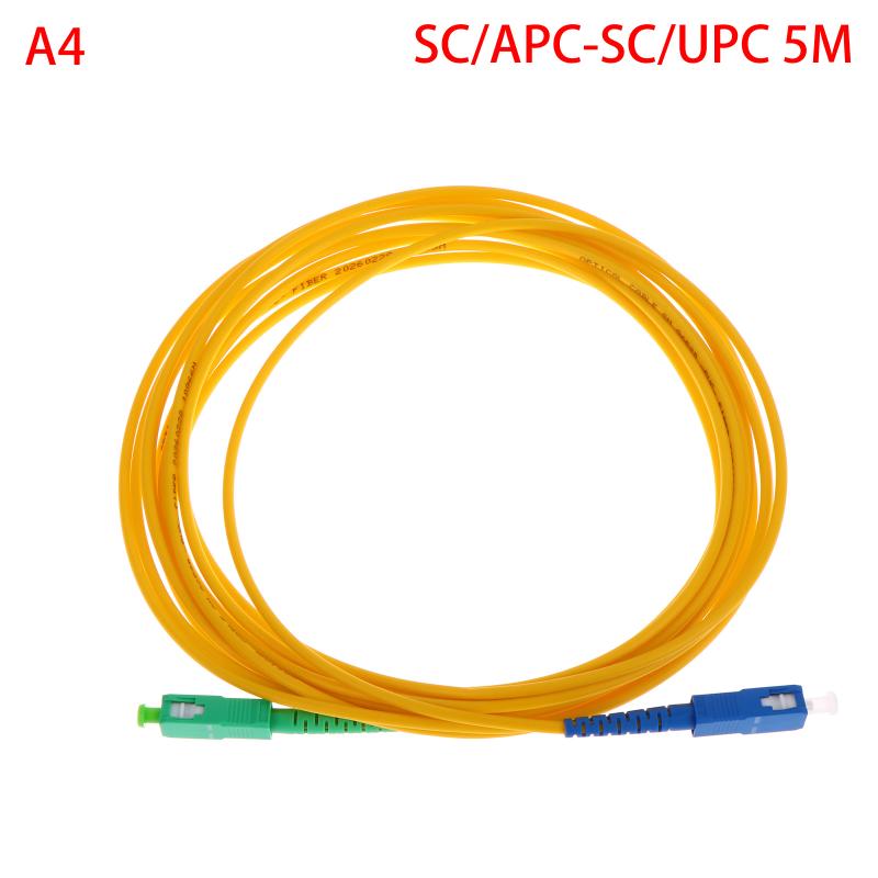 Apc Upc Upc Upc Optical Fiber Patch Cord Cable Simplex Ftth Sm Single-Mode 1/2/3/5M Fiber Optic Jumper