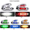 2Pcs 12/24V LED Truck Trailer Side Marker Tail Signal Light Assemblies Vehicle Lights Turn Signal Lamps LED Side Marker Lights