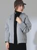 TEE Cardboard Zip Parka 36 64140081126 [Demilx Beams] L/S Women's LIGHT.GREY