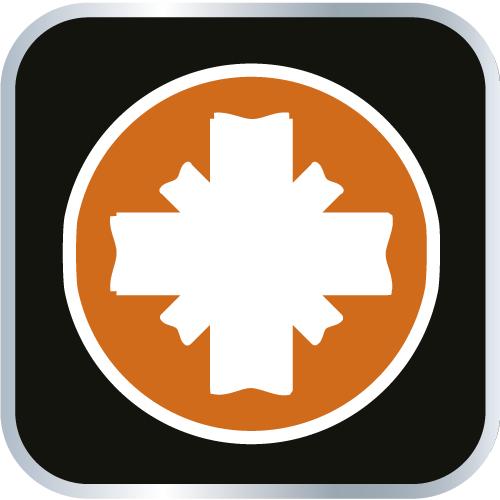 PZ2 x 25 mm screwdriver bits, 20 pcs.