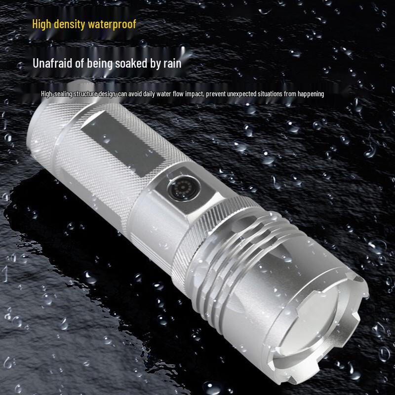 TLXTX7 Portable Zoomable COB LED Flashlight