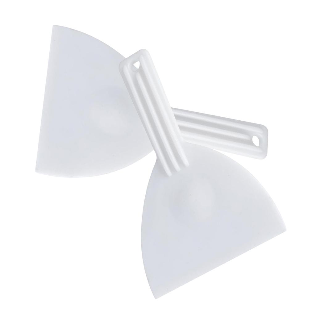 Pack of 2 Multipurpose Dough Cutter and Pizza Scraper with Comfortable Grip Ergonomic Handle Spatula for Home Use