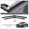 2pcs Car Modify Windshield Water Spray Wiper For Chevrolet CRUZE CAVALIER AVEO 2009-2026 Auto Wet Arm Cleaning Wiper Exterior