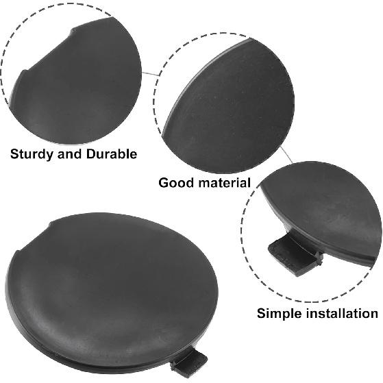 ACROPIX Крышка буксировочной петли заднего левого и правого бампера для Mazda 3 2014-2018 - 2 шт., черная