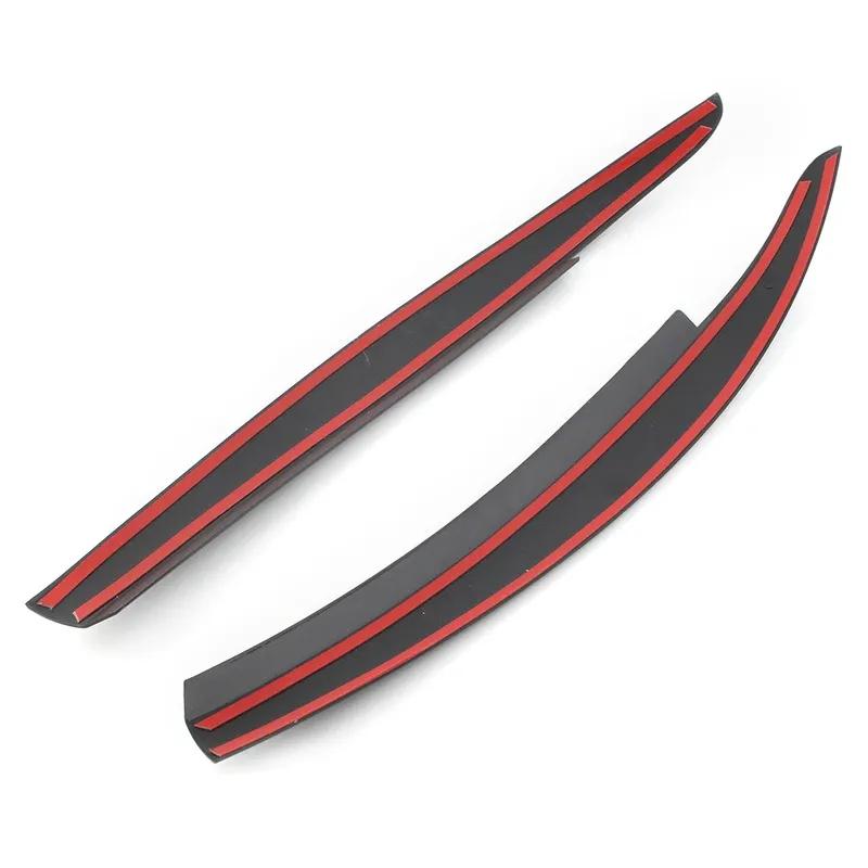 car Head Light lamp eyebrow eyelid cover trim for VW Scirocco 2009 2010 2011 2012 2013 Glossy black 2014 2015 2016 2017