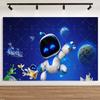 Cartoon ROBOTS Child Birthday Party Decoration Supplies Cup Plate Balloon Tablecloth Banner Photography Background Prop Kid Gift