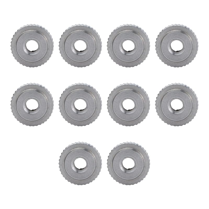 Накатанная гайка-барашек 304 нержавеющая сталь накатанная плоская головка сквозное отверстие гайка-ручка гайка для затяжки накатанная ручка(М5) M4