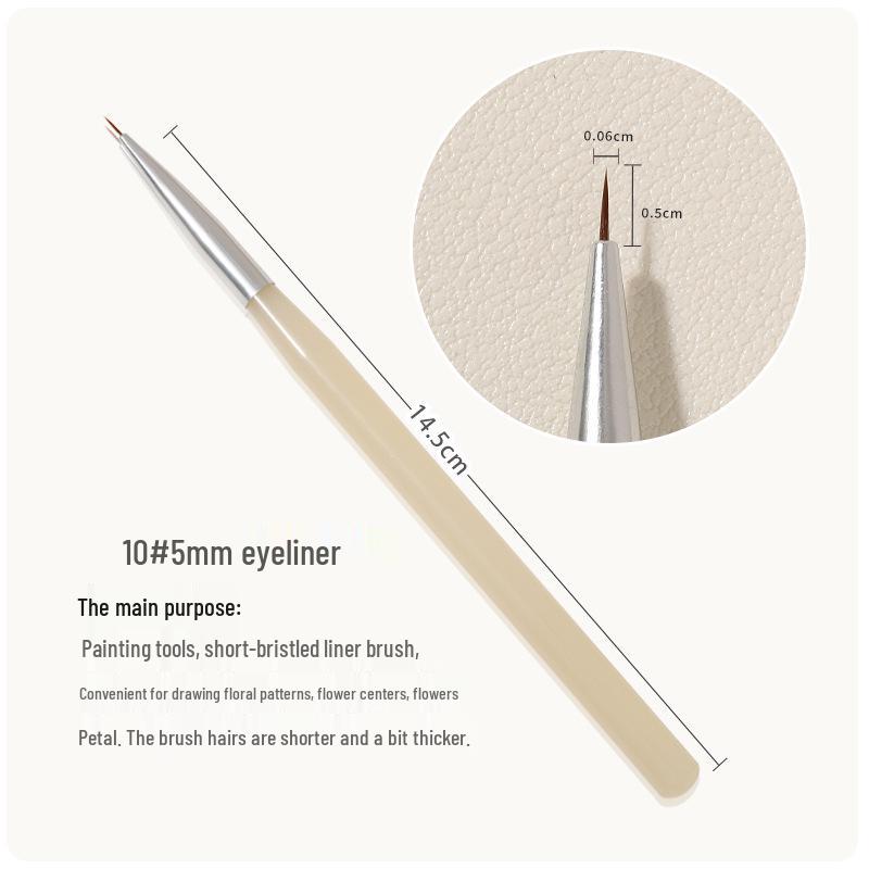 Nail Art Pen for Line Drawing, French Ombre, Gradient, Dotting, and Floral Designs – Light Therapy Tool Brush