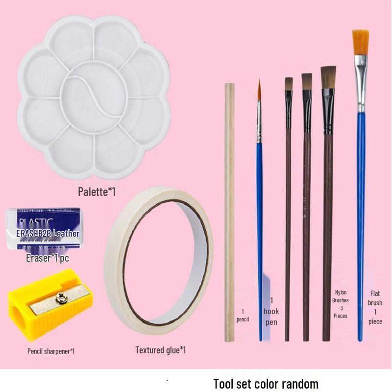 Zhan Sheng Traditional Chinese Watercolor Pigments for Beginners - Ancient Color Ink Painting Supplies for Kids