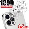 Camera Lens Tempered Glass Films for iPhone 16 Pro Max 15 Pro 14 Plus 13 Mini Apple Phone Rear Cameras Screen Protectors Cover