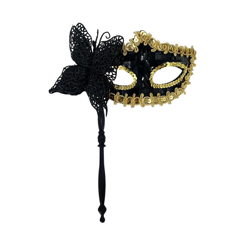 Halloween Sequin Butterfly Handheld for Party Costume Accessories