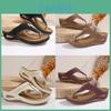 Summer Flip Flops For Women Large Size With Sole And Hollow Design For Beach And Casual Wear