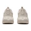 Li Ning Classic Versatile Retro Fashion Thick Sole Height Increasing Slimming Casual Low Top Lifestyle Shoes Women sneaker Stalactite-Gray AGCW028-4