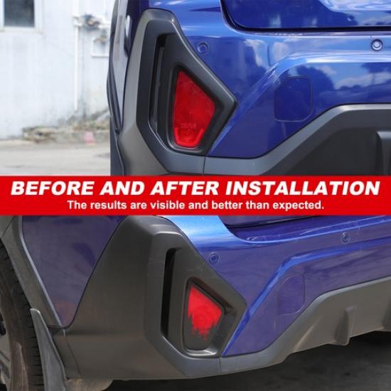 Rear  Fog Light Vinly Decal Trim Sticker For Subaru Crosstrek 2024+