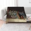 Requiescat Rest Painting By Briton Riviere 1888 The Dog And The Dead Knight Hd Throw Blanket Cute Plaid Stuffeds Blankets