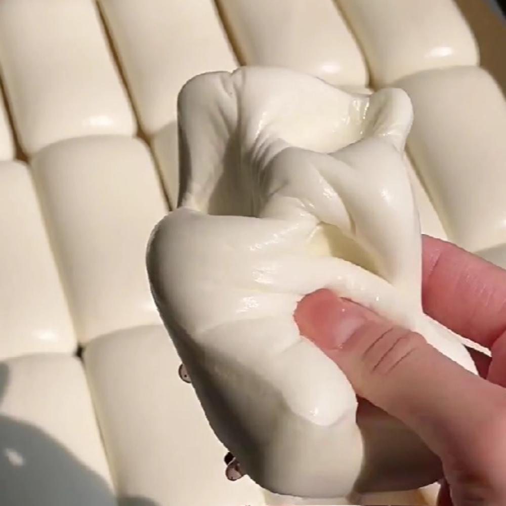 Taba Squishy Yogurt Cake Bread Squeeze Toy Soft Stress Relief Slow Rising Sensory Fidget Toys for Kids and Adults Relaxing Gifts