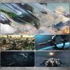 Spiel Star Citizen Mauspads Groß Tastatur Schreibtischmatte Gaming-Mauspad LockEdge Rutschfeste Matte