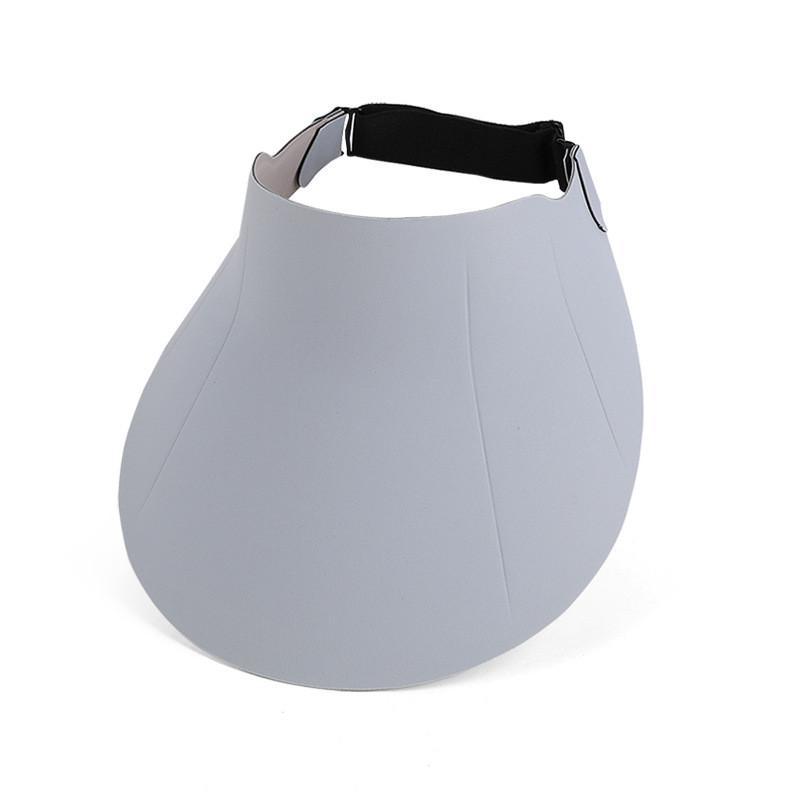 Ice Silk Sun Hat With Wide Brim For Summer Outdoor Sports And Sun Protection LightGray