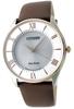 Citizen Slim Watch with Genuine Leather Strap and Spare Strap Domestic Model Eco-Drive Men's Solar-Powered Included. Number BJ6484-50A/LBR