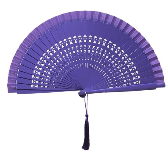 

Портативный складной веер с деревянной рамой, ручной веер в китайском стиле, декоративный танцевальный веер, элегантные женские аксессуары для свадебной вечеринки фиолетовый