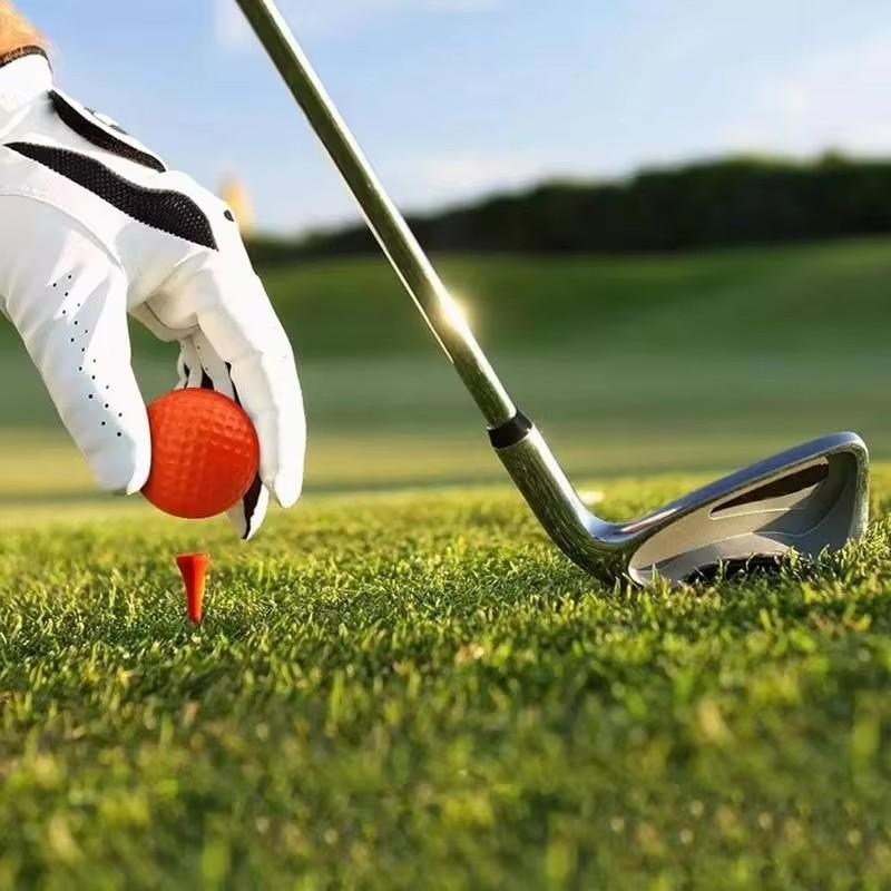 6Pcs Golf Practice Ball Pu Soft Balls Toy Indoor Practice Ball Sport Exercise Golf Sponge Room Foam Balls Outdoor Golf Ball