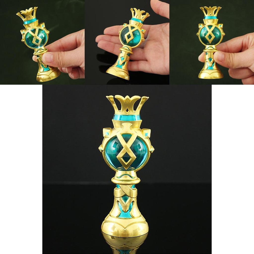 Genshin Impact Venti Barbatos Gnosi Metal Anemo Heart Of God Cosplay Prop Gift