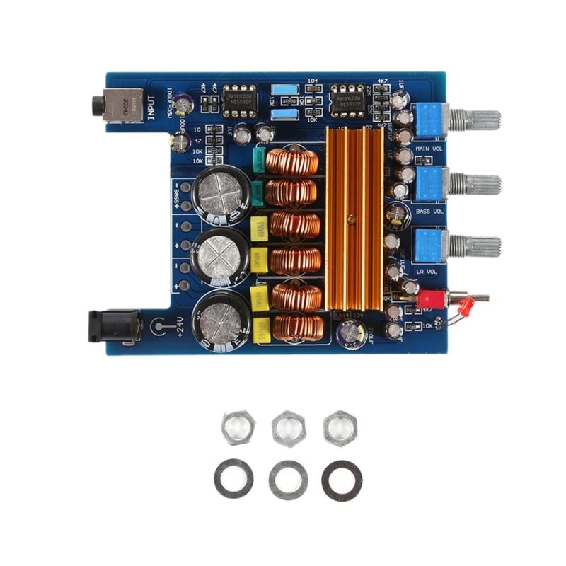 

2x50W+100W Double Channel Power Amplifiers Board StereoDigital 18V-24V TPA3116 Class D HIFI Y Amplificador