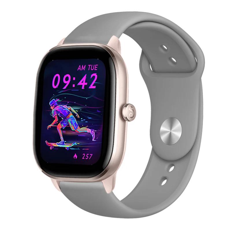 

20 мм 22 мм ремешок для часов Amazfit gts 4/3/2/gtr4 mini/Gtr/2e/Pro 47 мм спортивный силиконовый браслет браслет Amazfit Bip/U/3/Pro ремешок 20mm watch strap