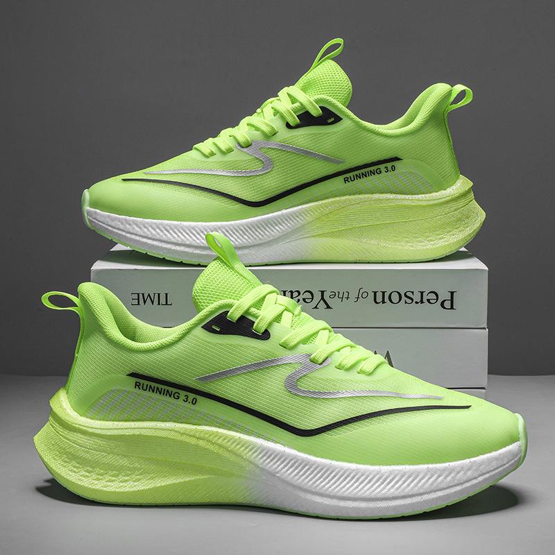 

Daddy shoes men s leather jogging shoes autumn and winter new lightweight breathable soft-soled outdoor sports and leisure shoes 45 зелёный