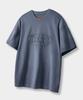 Dimiteulibeullaeg Vlad Cut-Off Applique Short Sleeve T-Shirt_Vintage Blue