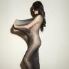 Qinghe Ultra-Thin Seamless Shaping Jumpsuit - Large Size, Invisible, Shiny, Fun