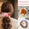 Korean Knitted Wool Hair Scrunchie: Autumn/Winter Women’s Elastic Color Block Head Rope Accessory