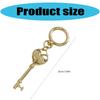 Heart Lock Pendant Keychain Multi-Functional Bag Decoration Couple Gift For Anniversaries Engraved Accessory For Bags