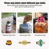 19800W 7-Core Camping Stove Outdoor Camping Burner Stove Gas Stove Tourist Gas Burner Windproof Stove Burner for Camping Fishing