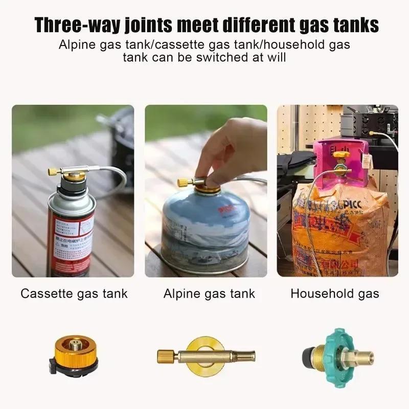 19800W 7-Core Camping Stove Outdoor Camping Burner Stove Gas Stove Tourist Gas Burner Windproof Stove Burner for Camping Fishing