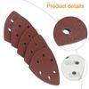 Professional Grade Abrasive Tools Pack of 20 Triangular Sanding Discs 90mm