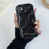 LZ5 Butterfly Black Gold Snake Clear Soft Wave Phone Deksler for iPhone 15 13 Pro Max 12 mini 14 8 Plus XS Max XR 6 Beskyttelse Bakdeksel