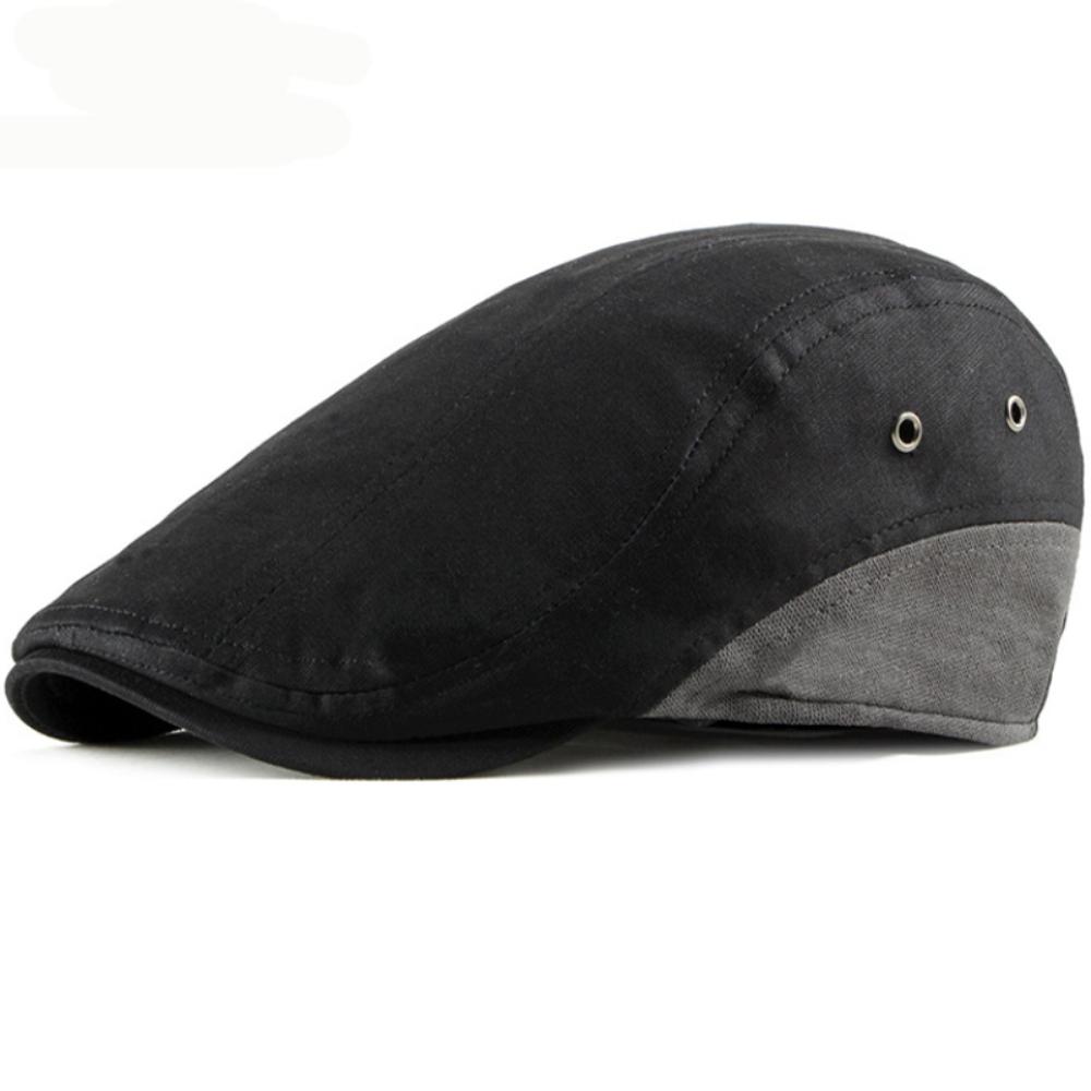 HT4622 Berets Spring Summer Sun Cap Men Women Vintage Patchwork Artist Painter Beret Hat Male Female Ivy Flat Cap Mens Beret Cap